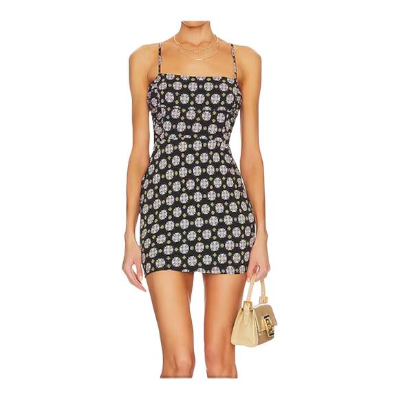 Intimately Free People dress Center of Attention minidress black Small S - Picture 1 of 9